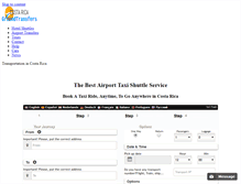Tablet Screenshot of costaricagroundtransfers.com